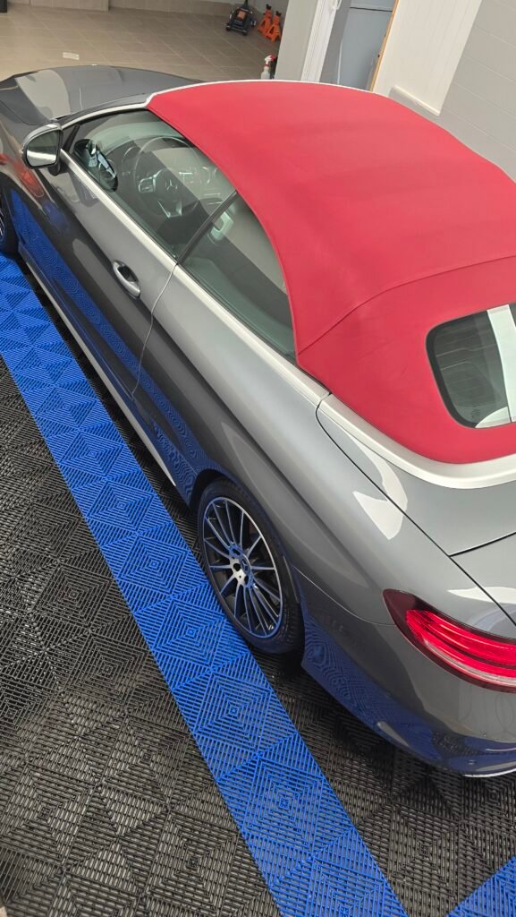 Impermeabilização de capota Mercedes c220